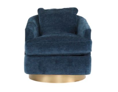 Rowe Furniture Ophelia Indigo Swivel Chair