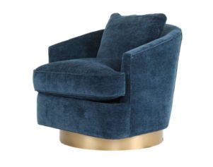 Rowe Furniture Ophelia Indigo Swivel Chair