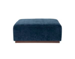 Rowe Furniture Dimitry Indigo Square Ottoman