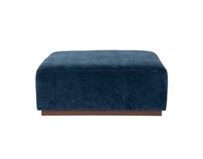 Rowe Furniture Dimitry Indigo Square Ottoman