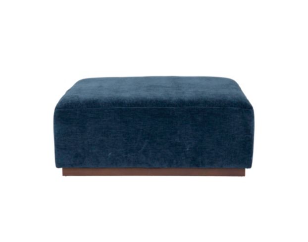 Rowe Furniture Dimitry Indigo Square Ottoman large image number 1