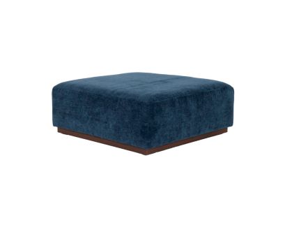 Rowe Furniture Dimitry Indigo Square Ottoman