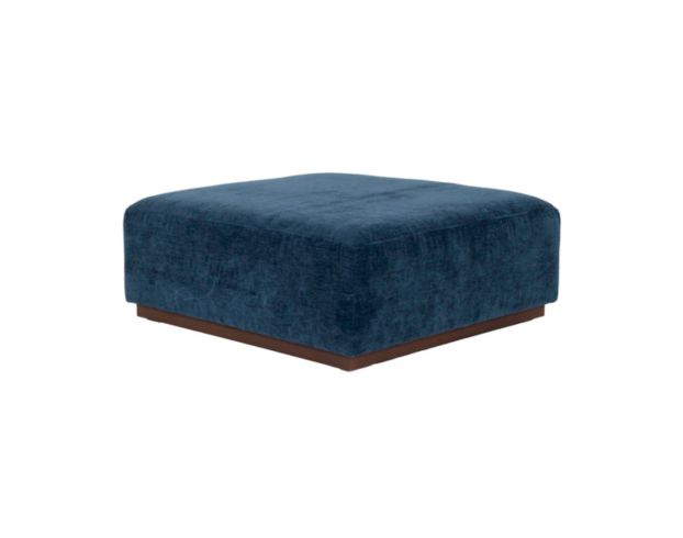 Rowe Furniture Dimitry Indigo Square Ottoman large image number 2