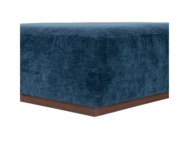 Rowe Furniture Dimitry Indigo Square Ottoman large image number 3