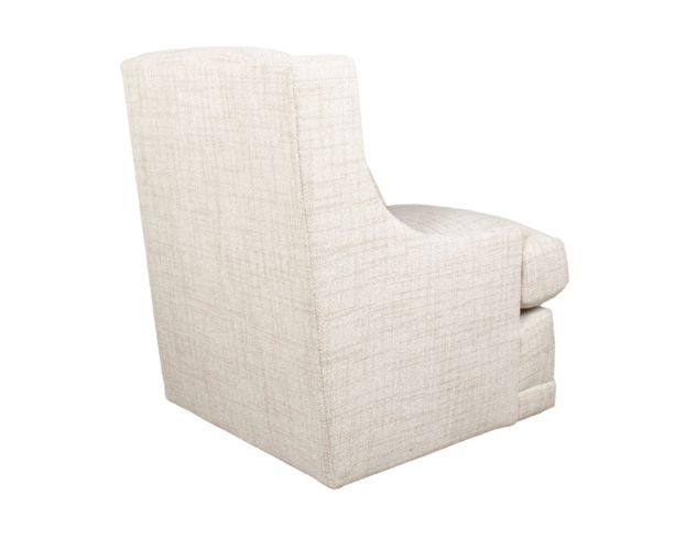 Rowe Furniture Lindsay Champagne Swivel Chair large image number 4