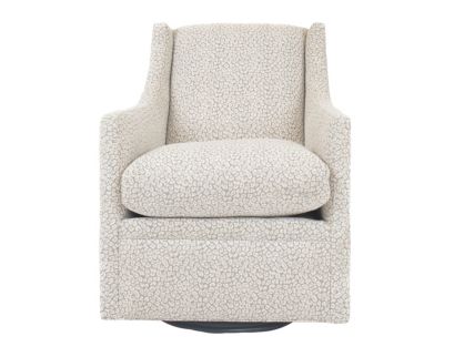 Rowe Furniture Hope Platinum Swivel Glider