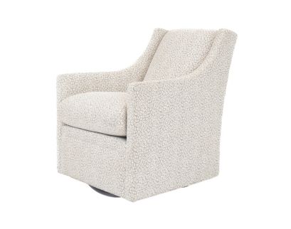 Rowe Furniture Hope Platinum Swivel Glider