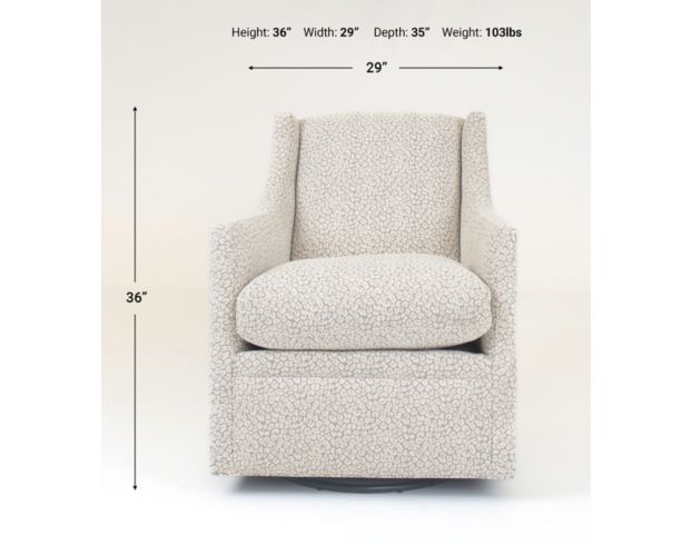 Rowe Furniture Hope Platinum Swivel Glider large image number 10