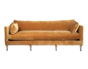 Rowe Furniture Madeline Amber Velvet Sofa