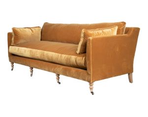 Rowe Furniture Madeline Amber Velvet Sofa