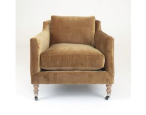 Rowe Furniture Madeline Amber Velvet Arm Chair