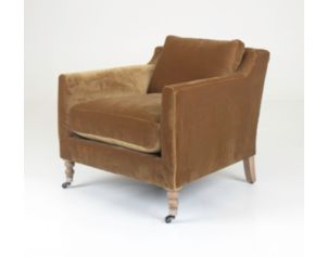 Rowe Furniture Madeline Amber Velvet Arm Chair