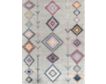 Rugs America Bodrum Native Grey Tribal Moroccan Light Gray 5 x 8 Rug small image number 1