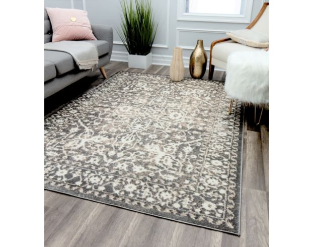 Rugs America Lennox Stone Oriental Transitional 5 x 8 Rug large image number 2