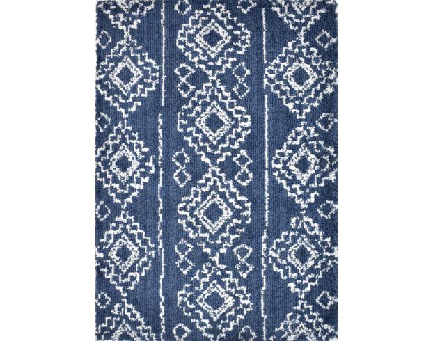 Rugs America Cloud Shag Sojourn Navy 5 x 8 Rug large image number 1