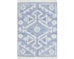 Rugs America Ibiza Billow Blue 5 x 8 Rug small image number 1