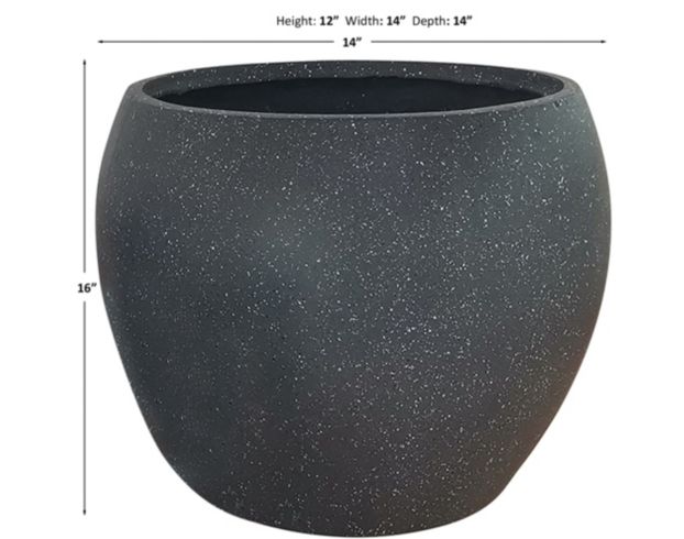 Sagebrook Gray Nested Planter (Set of 3) large image number 7