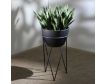 Sagebrook 26" Black Planter with Stand small image number 3