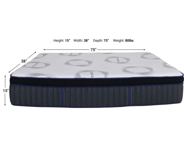 Spring Air Mt Everest Hybrid Euro Top Twin Mattress large image number 4