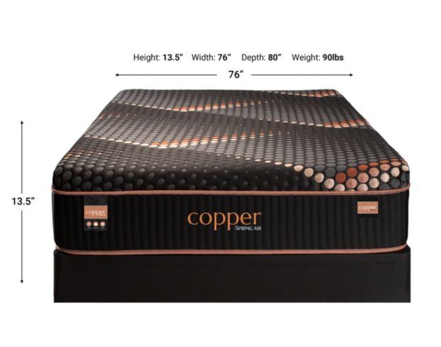 Spring Air Copper Firm Hybrid King Mattress large image number 3