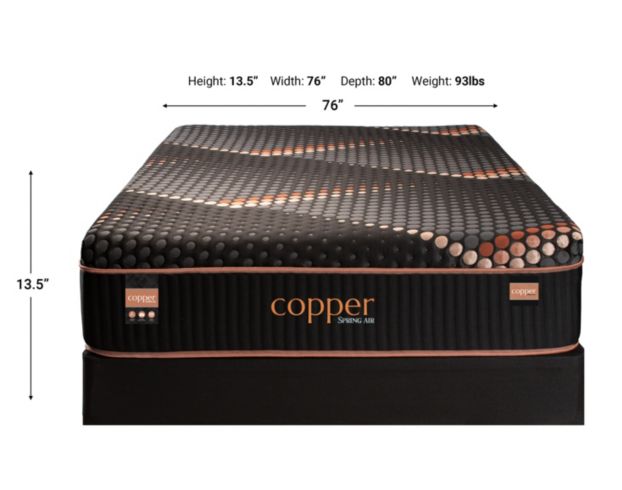 Spring Air Copper Plush Hybrid King Mattress large image number 3