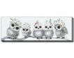 Stylecraft Charming Owls Wall Art 20 X 60 small image number 1