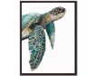 Streamline Art Giant Sea Turtle 36 X 48 small image number 1