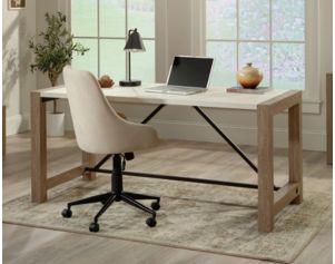 Sauder Woodworking Co. Dixon City Brushed Oak Executive Desk