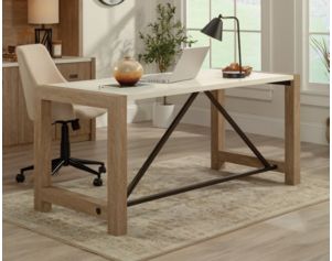 Sauder Woodworking Co. Dixon City Brushed Oak Executive Desk