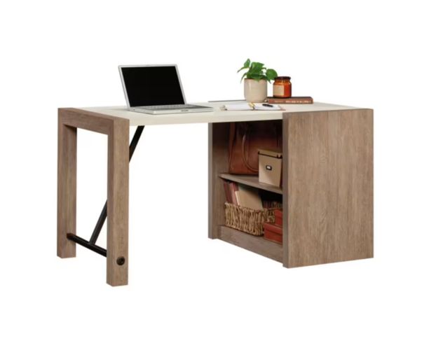 Sauder Woodworking Co. Dixon City Brushed Oak Computer Desk large image number 6