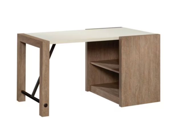 Sauder Woodworking Co. Dixon City Brushed Oak Computer Desk large image number 8