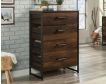 Sauder Nova Loft 4-Drawer Grand Walnut Chest small image number 1