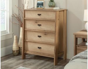 Sauder Woodworking Co. Trestle Timber Oak 4-Drawer Chest