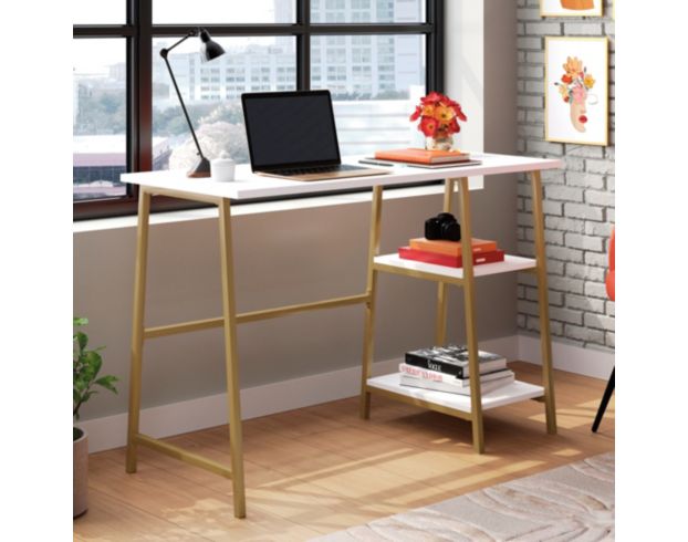 Sauder North Avenue White Desk large image number 4