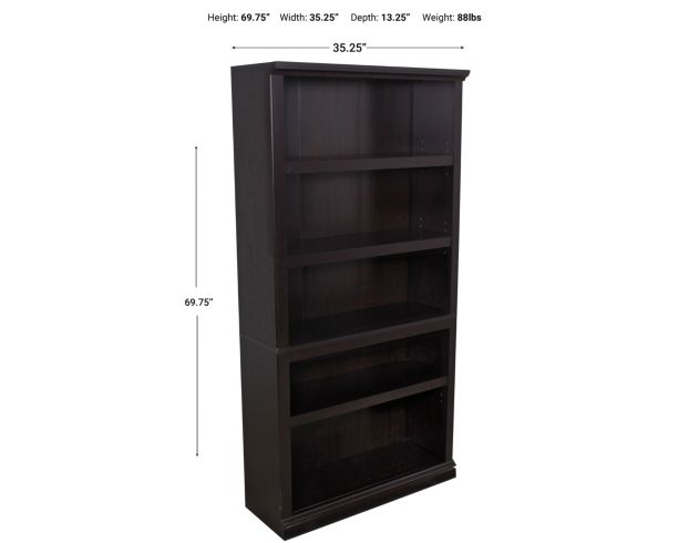 Sauder Select 5 Shelf Tall Bookcase large image number 3