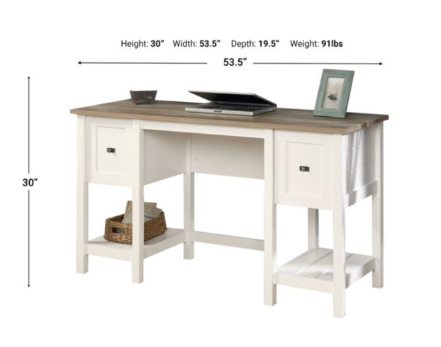 Sauder Cottage Road Desk large image number 3