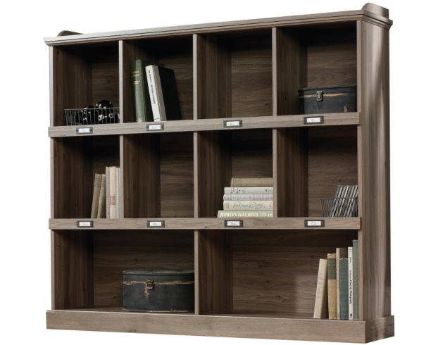 Sauder Barrister Lane Salt Oak Cubby Bookcase large image number 1