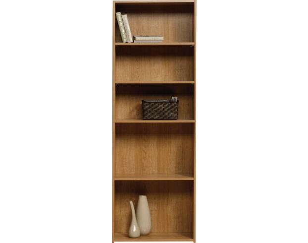 Sauder Beginnings Oak 5 Shelf Tall, Better Homes And Gardens 5 Shelf Bookcase Assembly Instructions
