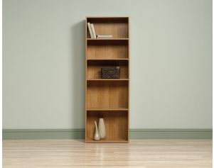Sauder Beginnings Oak 5-Shelf Tall Bookcase