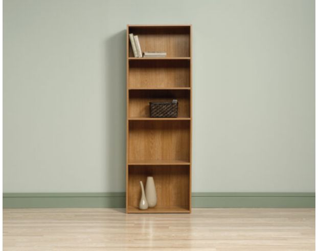 Sauder Beginnings Oak 5-Shelf Tall Bookcase large image number 2