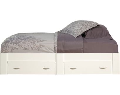 Sauder Beginnings White Twin Platform Bed