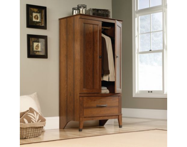 Sauder carson store forge armoire