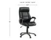 Sauder Manager Bonded Leather Executive Office Chair small image number 3