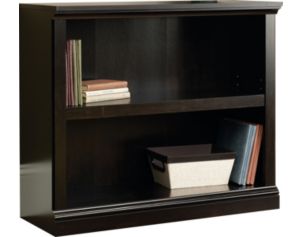 Sauder Select 2-Shelf Estate Black Bookcase