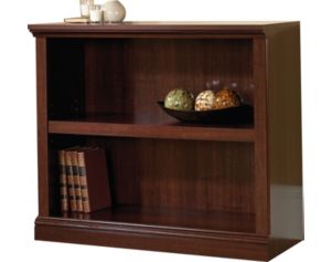 Sauder Select 2-Shelf Cherry Short Bookcase