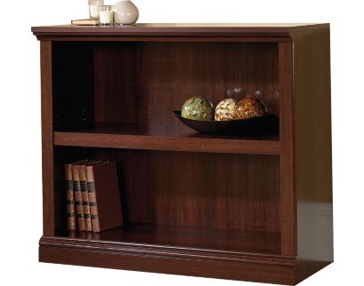 Sauder Select 2-Shelf Cherry Short Bookcase