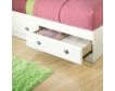Sauder Shoal Creek White Twin Storage Bed small image number 2