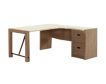 Sauder Dixon City Brushed Oak L-Shaped Desk small image number 3