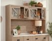 Sauder Dixon City Brushed Oak Hutch and Credenza small image number 3