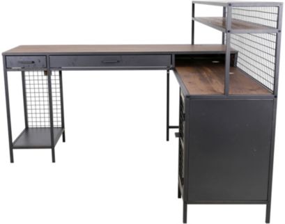 Sauder Boulevard Cafe L-Shaped Desk